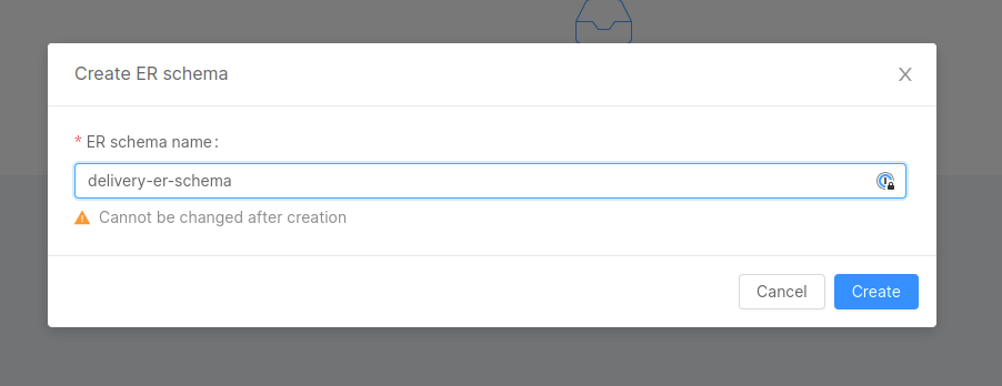 Create new ER Schema