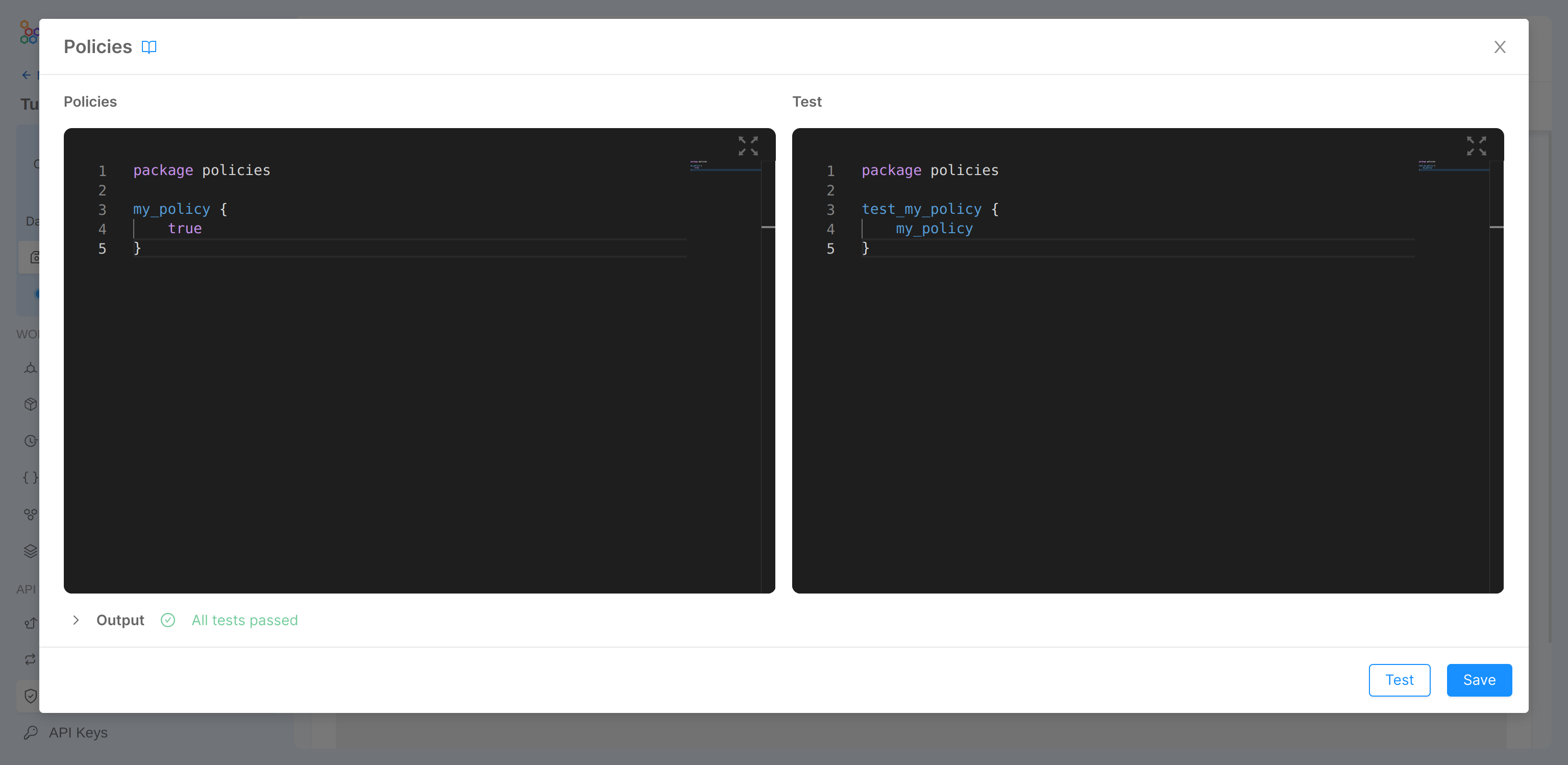 RBAC Policy Allow All