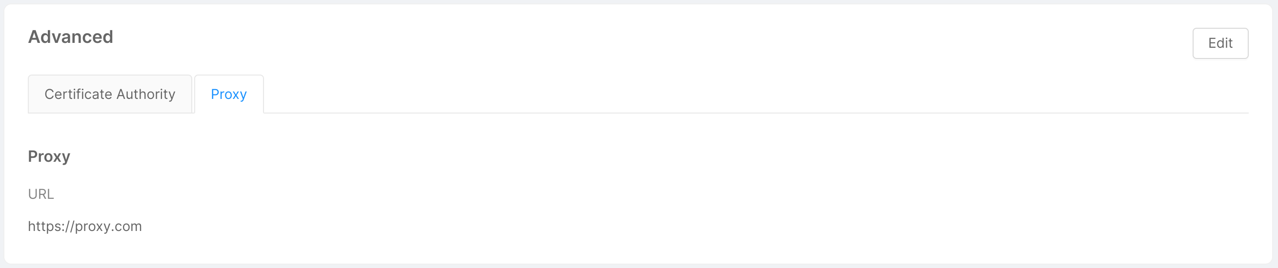 Cluster advanced proxy