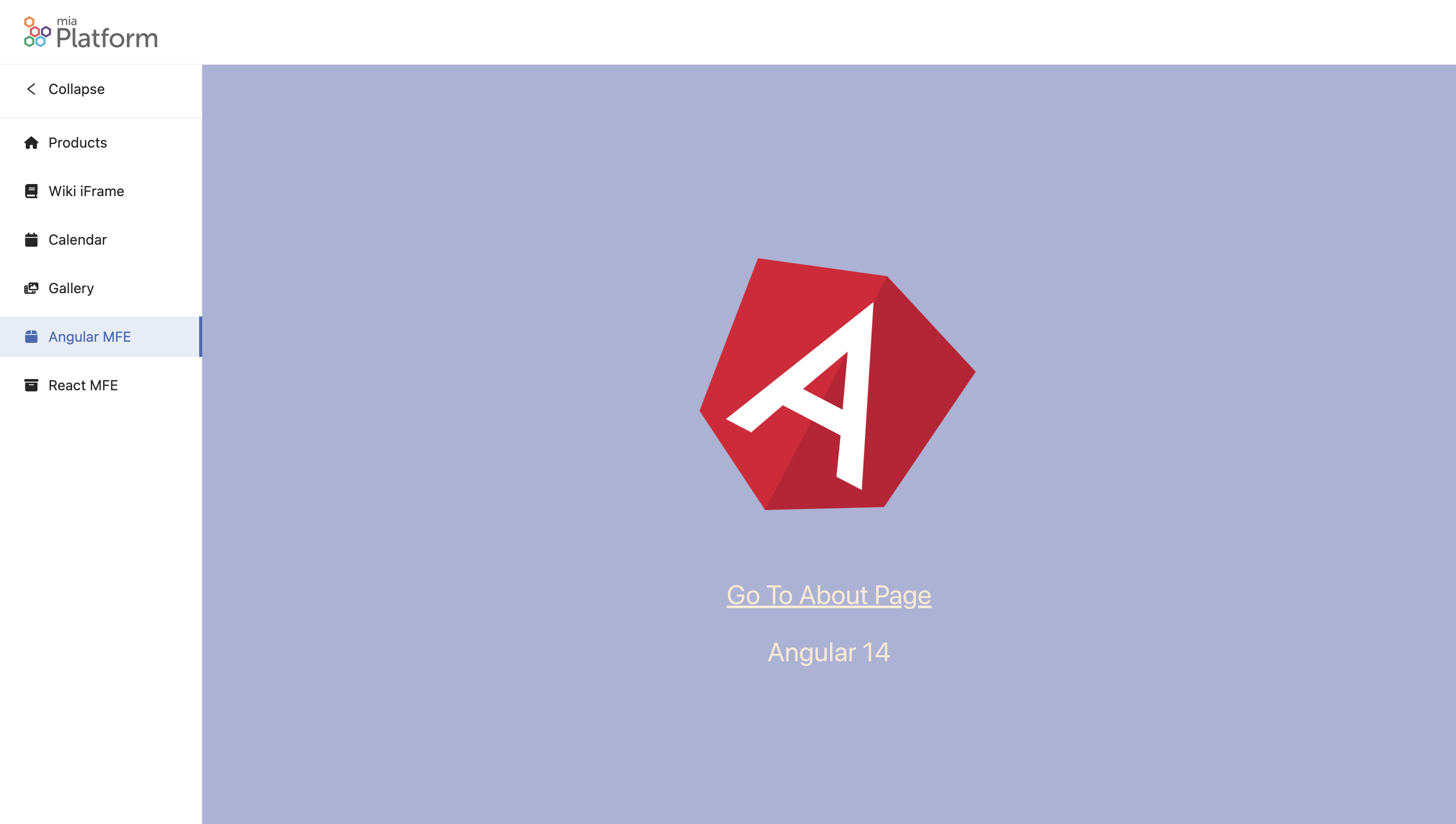 Angular Microfrontend Output