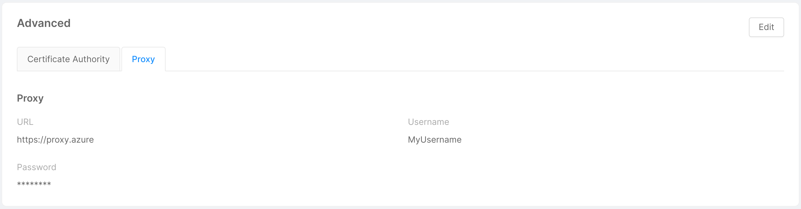 Provider advanced proxy